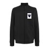 BS334 BlackSpider Felpa zip lunga felpata con tasche 70% cotone, 30% poliestere 280g Thumbnail