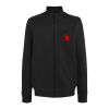 BS334 BlackSpider Felpa zip lunga felpata con tasche 70% cotone, 30% poliestere 280g Thumbnail