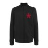 BS334 BlackSpider Felpa zip lunga felpata con tasche 70% cotone, 30% poliestere 280g Thumbnail