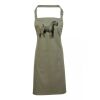 PR154 Premier Grembiule con pettorina e tasca frontale 65% poliestere 35% cotone 195gr Thumbnail
