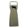 PR154 Premier Grembiule con pettorina e tasca frontale 65% poliestere 35% cotone 195gr Thumbnail