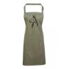 PR154 Premier Grembiule con pettorina e tasca frontale 65% poliestere 35% cotone 195gr Thumbnail