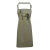 PR154 Premier Grembiule con pettorina e tasca frontale 65% poliestere 35% cotone 195gr Thumbnail