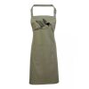 PR154 Premier Grembiule con pettorina e tasca frontale 65% poliestere 35% cotone 195gr Thumbnail