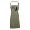 PR154 Premier Grembiule con pettorina e tasca frontale 65% poliestere 35% cotone 195gr Thumbnail