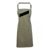PR154 Premier Grembiule con pettorina e tasca frontale 65% poliestere 35% cotone 195gr Thumbnail