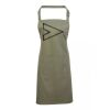 PR154 Premier Grembiule con pettorina e tasca frontale 65% poliestere 35% cotone 195gr Thumbnail