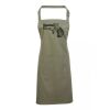 PR154 Premier Grembiule con pettorina e tasca frontale 65% poliestere 35% cotone 195gr Thumbnail