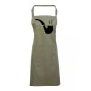 PR154 Premier Grembiule con pettorina e tasca frontale 65% poliestere 35% cotone 195gr Thumbnail