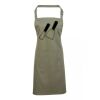 PR154 Premier Grembiule con pettorina e tasca frontale 65% poliestere 35% cotone 195gr Thumbnail