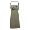 PR154 Premier Grembiule con pettorina e tasca frontale 65% poliestere 35% cotone 195gr Thumbnail