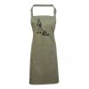 PR154 Premier Grembiule con pettorina e tasca frontale 65% poliestere 35% cotone 195gr Thumbnail