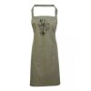 PR154 Premier Grembiule con pettorina e tasca frontale 65% poliestere 35% cotone 195gr Thumbnail