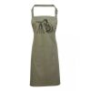 PR154 Premier Grembiule con pettorina e tasca frontale 65% poliestere 35% cotone 195gr Thumbnail