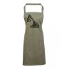 PR154 Premier Grembiule con pettorina e tasca frontale 65% poliestere 35% cotone 195gr Thumbnail