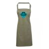 PR154 Premier Grembiule con pettorina e tasca frontale 65% poliestere 35% cotone 195gr Thumbnail