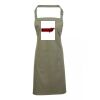 PR154 Premier Grembiule con pettorina e tasca frontale 65% poliestere 35% cotone 195gr Thumbnail