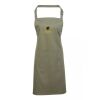 PR154 Premier Grembiule con pettorina e tasca frontale 65% poliestere 35% cotone 195gr Thumbnail