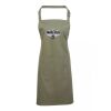 PR154 Premier Grembiule con pettorina e tasca frontale 65% poliestere 35% cotone 195gr Thumbnail