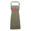 PR154 Premier Grembiule con pettorina e tasca frontale 65% poliestere 35% cotone 195gr Thumbnail