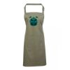 PR154 Premier Grembiule con pettorina e tasca frontale 65% poliestere 35% cotone 195gr Thumbnail