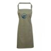PR154 Premier Grembiule con pettorina e tasca frontale 65% poliestere 35% cotone 195gr Thumbnail