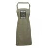 PR154 Premier Grembiule con pettorina e tasca frontale 65% poliestere 35% cotone 195gr Thumbnail