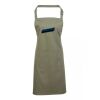 PR154 Premier Grembiule con pettorina e tasca frontale 65% poliestere 35% cotone 195gr Thumbnail