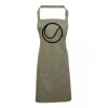 PR154 Premier Grembiule con pettorina e tasca frontale 65% poliestere 35% cotone 195gr Thumbnail