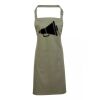 PR154 Premier Grembiule con pettorina e tasca frontale 65% poliestere 35% cotone 195gr Thumbnail
