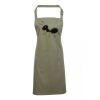 PR154 Premier Grembiule con pettorina e tasca frontale 65% poliestere 35% cotone 195gr Thumbnail