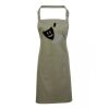PR154 Premier Grembiule con pettorina e tasca frontale 65% poliestere 35% cotone 195gr Thumbnail