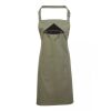 PR154 Premier Grembiule con pettorina e tasca frontale 65% poliestere 35% cotone 195gr Thumbnail