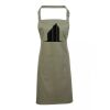 PR154 Premier Grembiule con pettorina e tasca frontale 65% poliestere 35% cotone 195gr Thumbnail