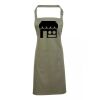 PR154 Premier Grembiule con pettorina e tasca frontale 65% poliestere 35% cotone 195gr Thumbnail