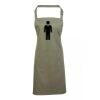 PR154 Premier Grembiule con pettorina e tasca frontale 65% poliestere 35% cotone 195gr Thumbnail