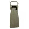 PR154 Premier Grembiule con pettorina e tasca frontale 65% poliestere 35% cotone 195gr Thumbnail