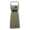 PR154 Premier Grembiule con pettorina e tasca frontale 65% poliestere 35% cotone 195gr Thumbnail