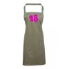 PR154 Premier Grembiule con pettorina e tasca frontale 65% poliestere 35% cotone 195gr Thumbnail