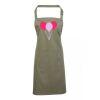 PR154 Premier Grembiule con pettorina e tasca frontale 65% poliestere 35% cotone 195gr Thumbnail