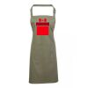 PR154 Premier Grembiule con pettorina e tasca frontale 65% poliestere 35% cotone 195gr Thumbnail