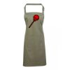 PR154 Premier Grembiule con pettorina e tasca frontale 65% poliestere 35% cotone 195gr Thumbnail