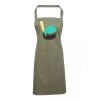 PR154 Premier Grembiule con pettorina e tasca frontale 65% poliestere 35% cotone 195gr Thumbnail