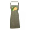 PR154 Premier Grembiule con pettorina e tasca frontale 65% poliestere 35% cotone 195gr Thumbnail