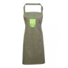 PR154 Premier Grembiule con pettorina e tasca frontale 65% poliestere 35% cotone 195gr Thumbnail