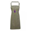 PR154 Premier Grembiule con pettorina e tasca frontale 65% poliestere 35% cotone 195gr Thumbnail