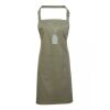 PR154 Premier Grembiule con pettorina e tasca frontale 65% poliestere 35% cotone 195gr Thumbnail