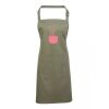 PR154 Premier Grembiule con pettorina e tasca frontale 65% poliestere 35% cotone 195gr Thumbnail