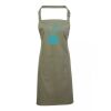 PR154 Premier Grembiule con pettorina e tasca frontale 65% poliestere 35% cotone 195gr Thumbnail