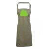 PR154 Premier Grembiule con pettorina e tasca frontale 65% poliestere 35% cotone 195gr Thumbnail